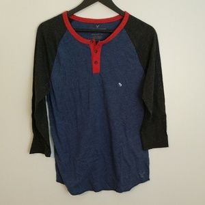 Men's Henley Baseball Tee
